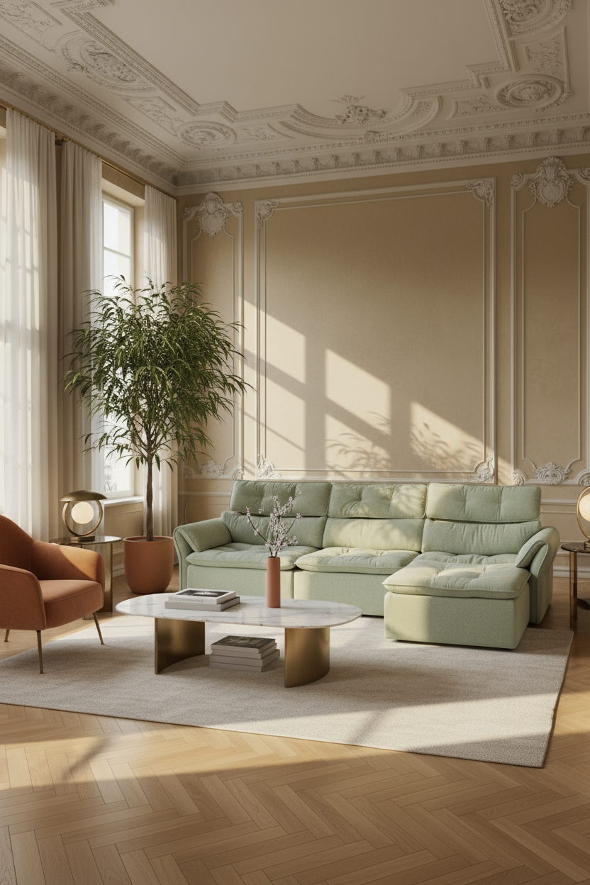 Louvel Sofa - Extendable Electrical Version